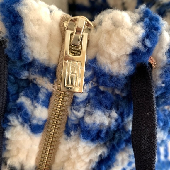 Women’s Plaid Bomber Fleece Jacket - Picture 8 of 13